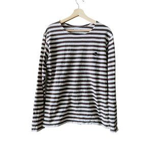 OES California Coast Striped Long Sleeve Cotton Shirt